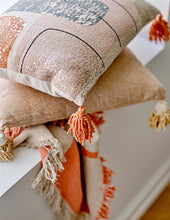 Cats Coral Recycled Throw