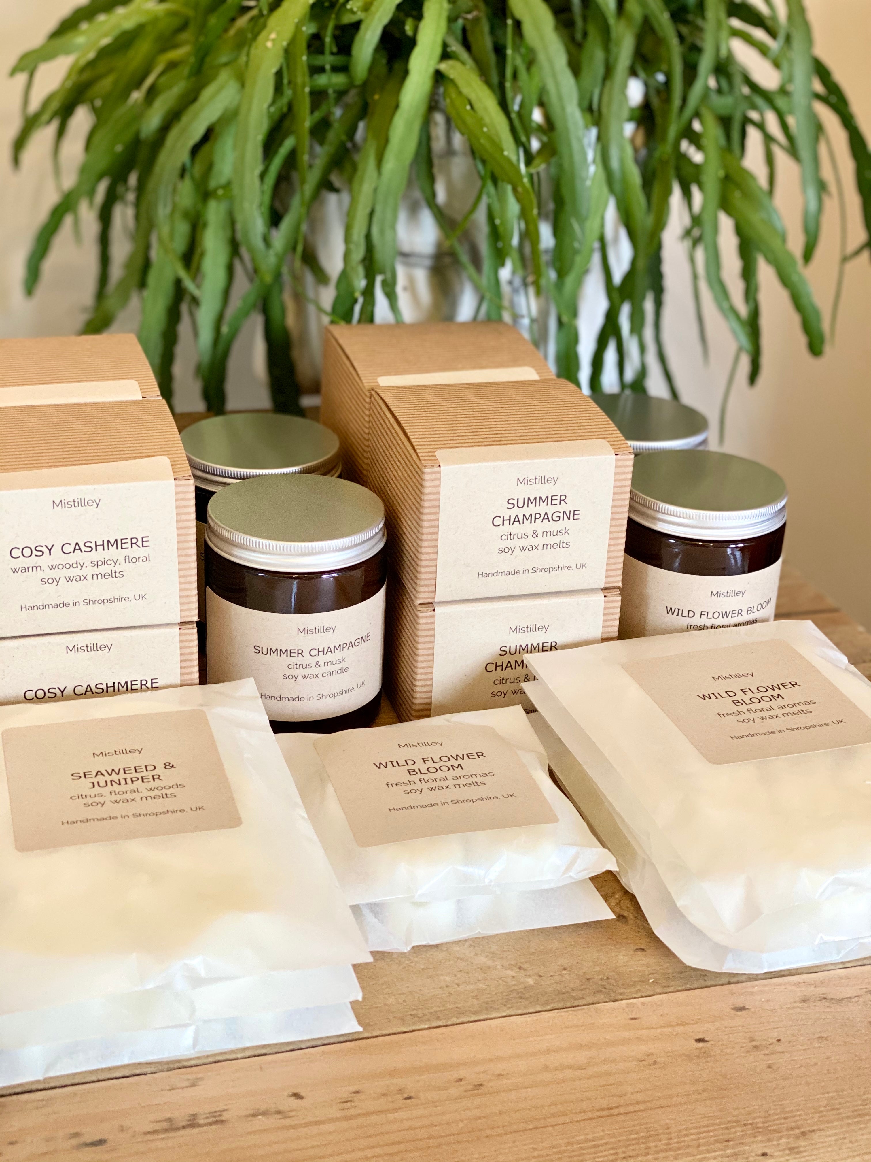 CANDLES, WAX MELTS INCENSE & BURNERS