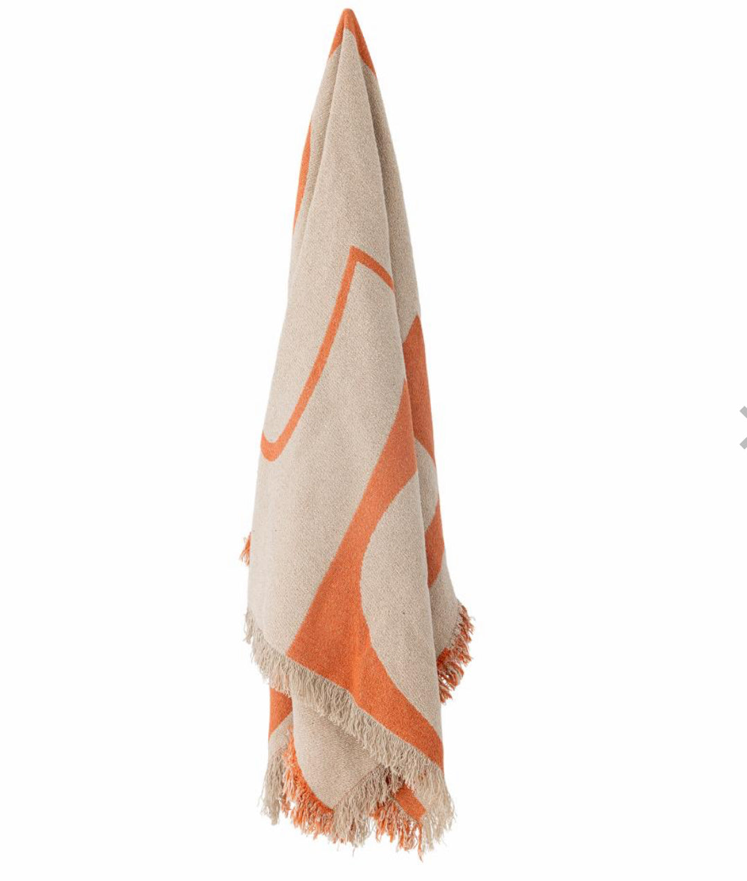 Cats Coral Recycled Throw