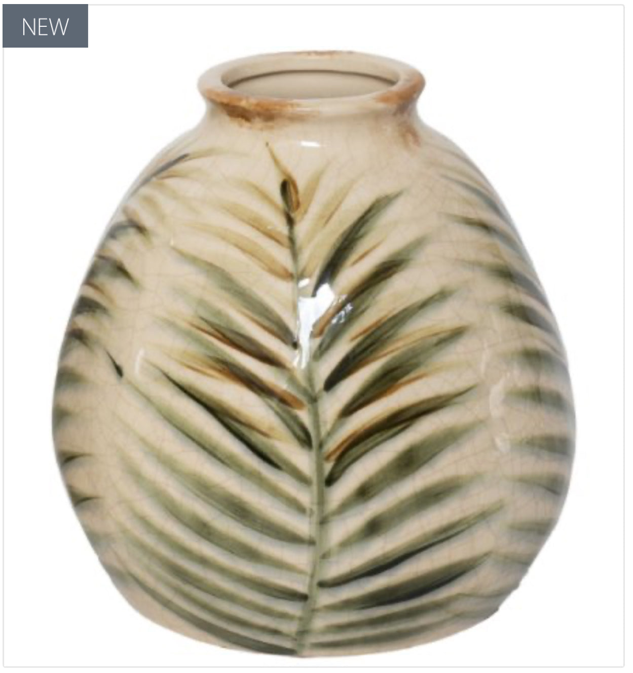 Fern Leaf Vase 20cm