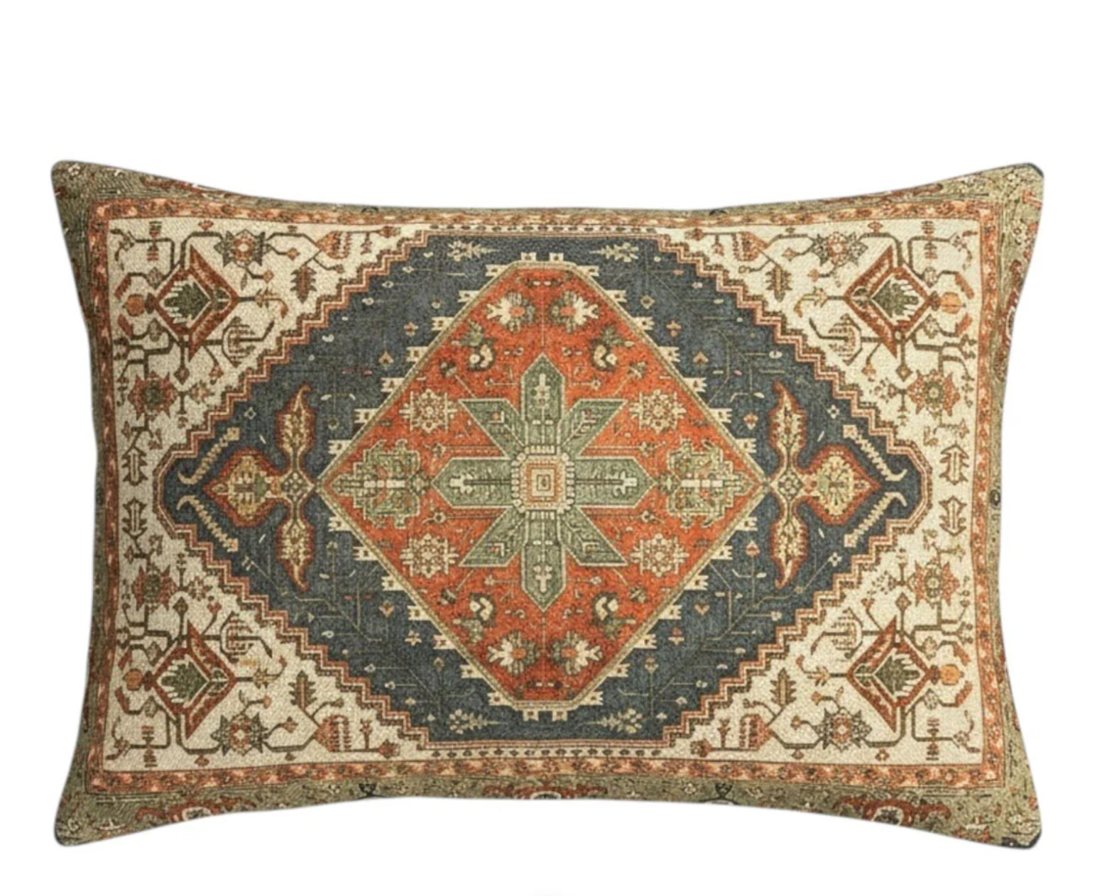 Tabriz Block Print Cushion