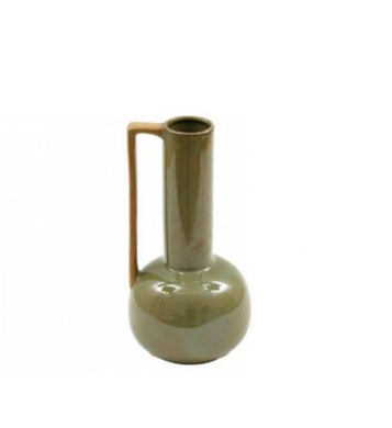 Green Jug Vase 20cm