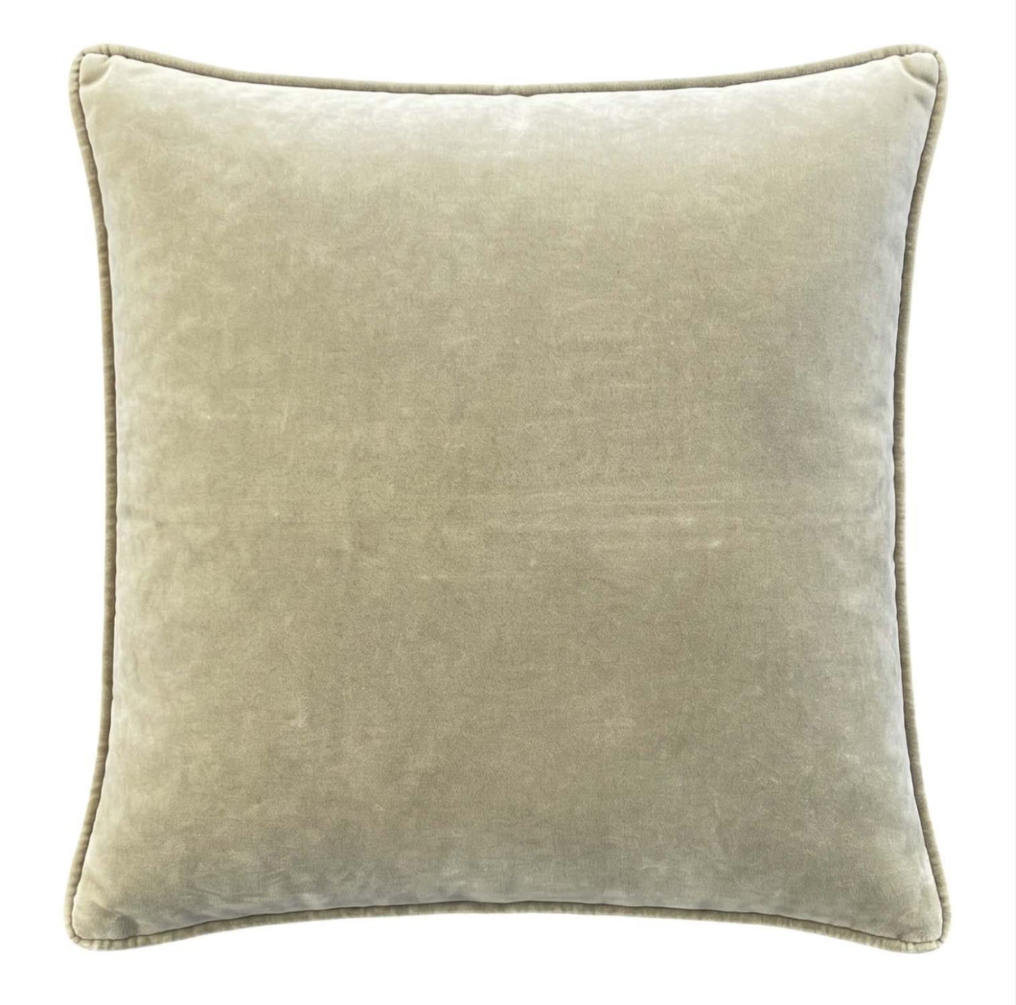 Sage Green Stonewashed Velvet Cushion