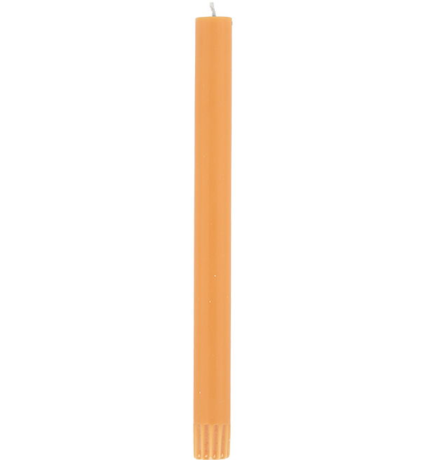 Saffron Yellow Eco Dinner Candles, 6 per pack