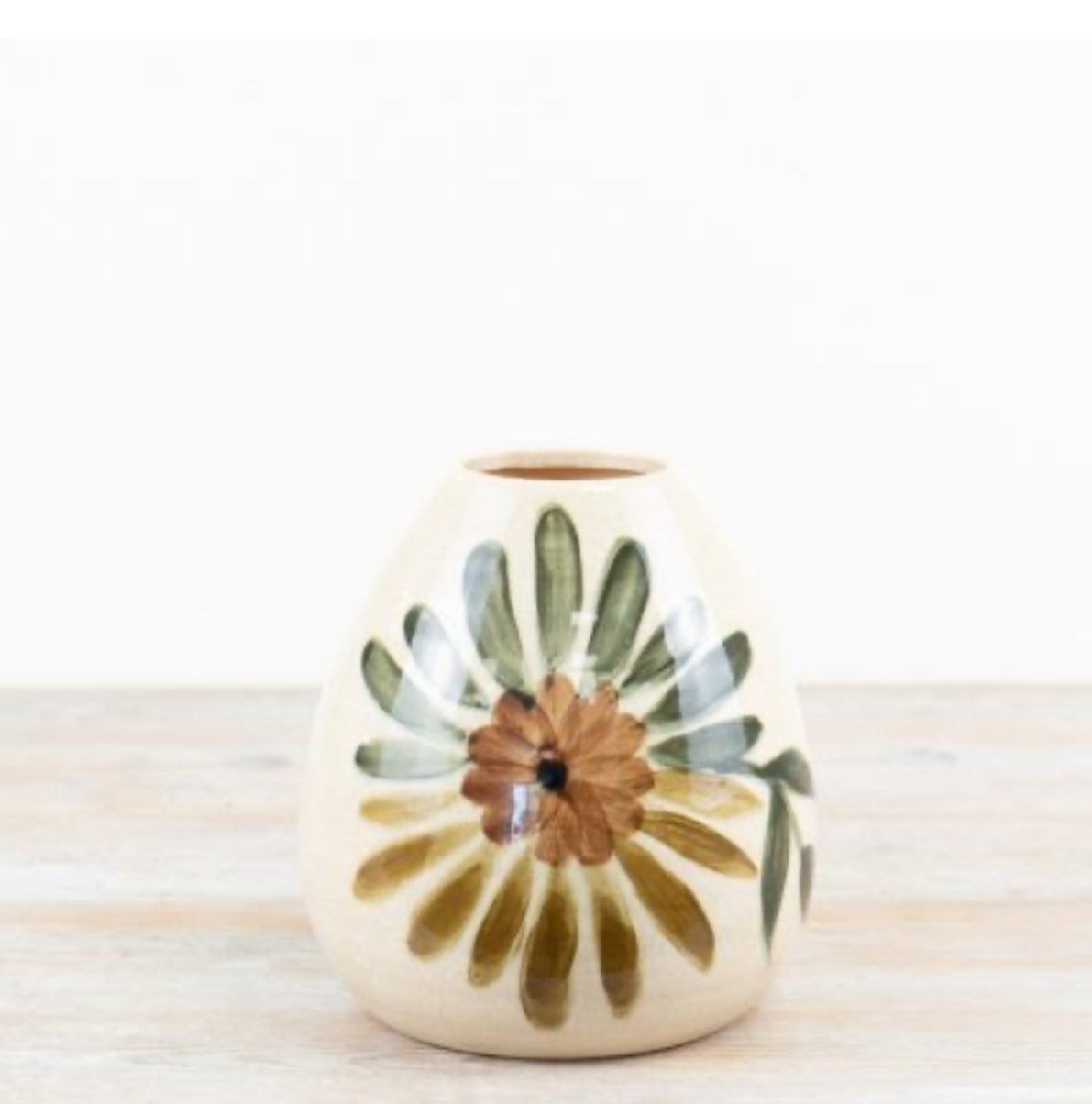 Green Flower Vase 20cm