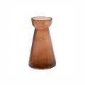 Meril, Glass Vase: Brown