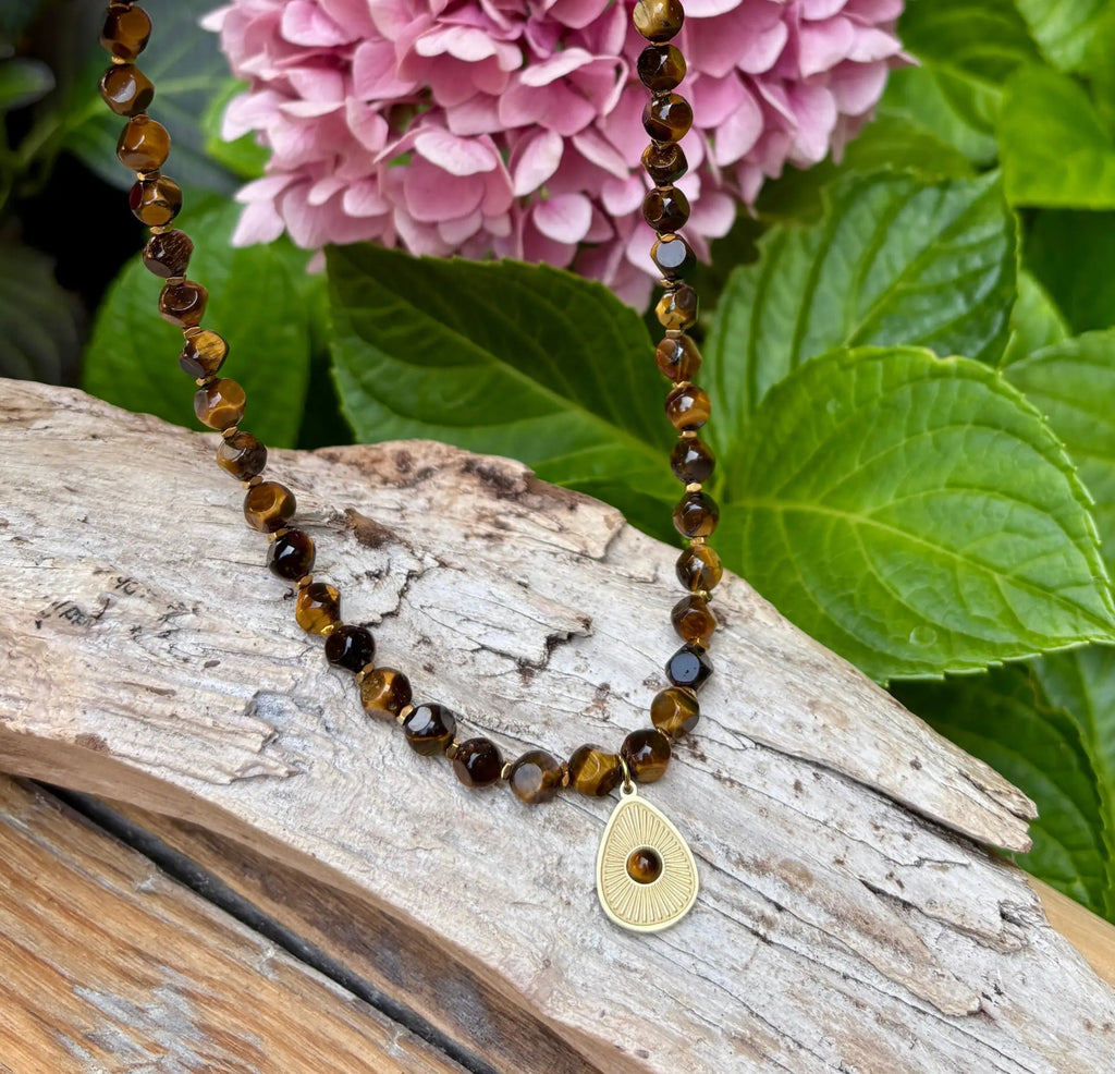 Tiger’s Eye Beaded Necklace