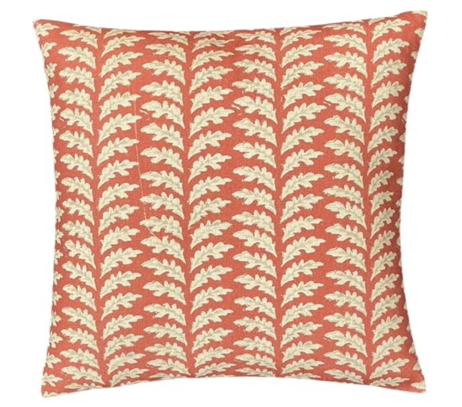 Rust Block Print Cushion
