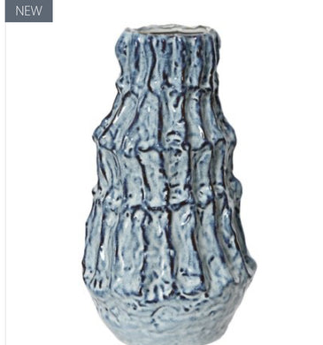 Blue Wobbly Vase 30cm