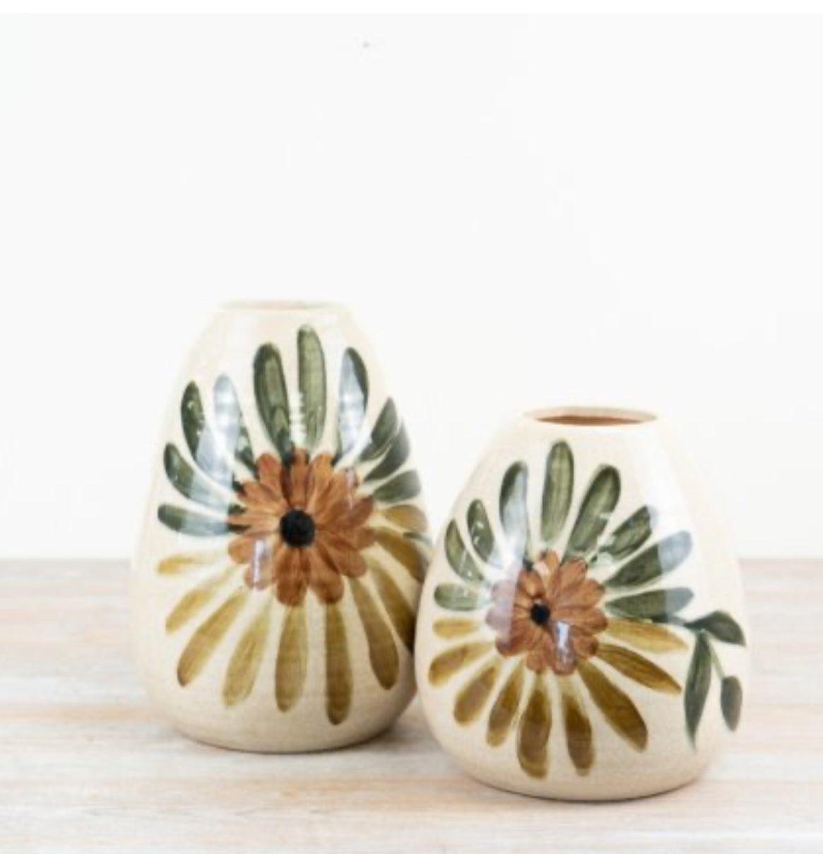 Green Flower Vase 20cm