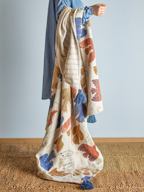 Bird Recycled Throw