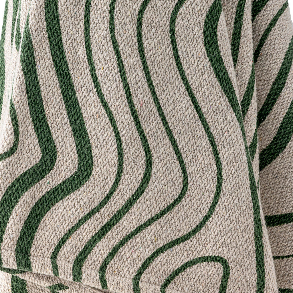 Green Stripe  Throw