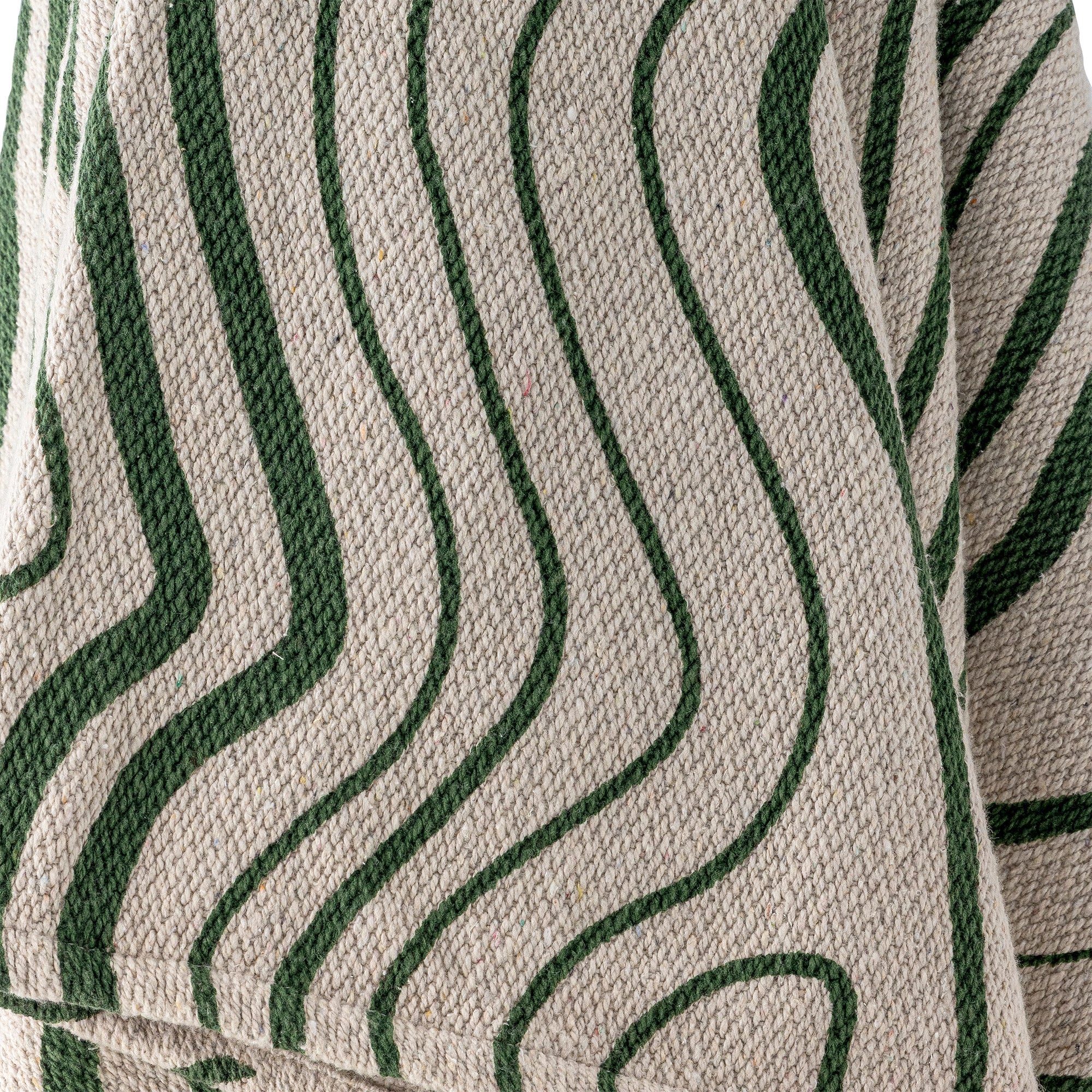 Green Stripe  Throw