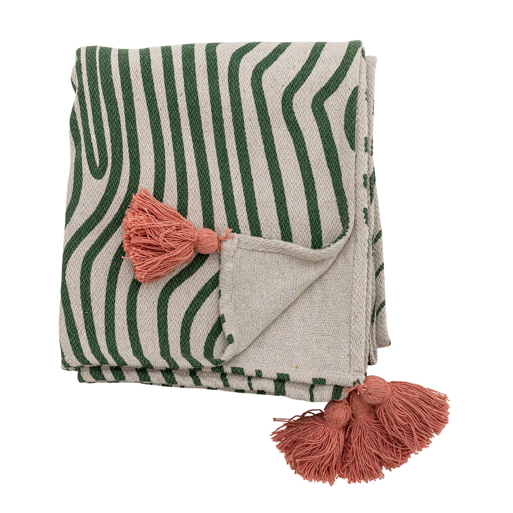 Green Stripe  Throw