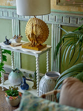 Blue Peacock Vase