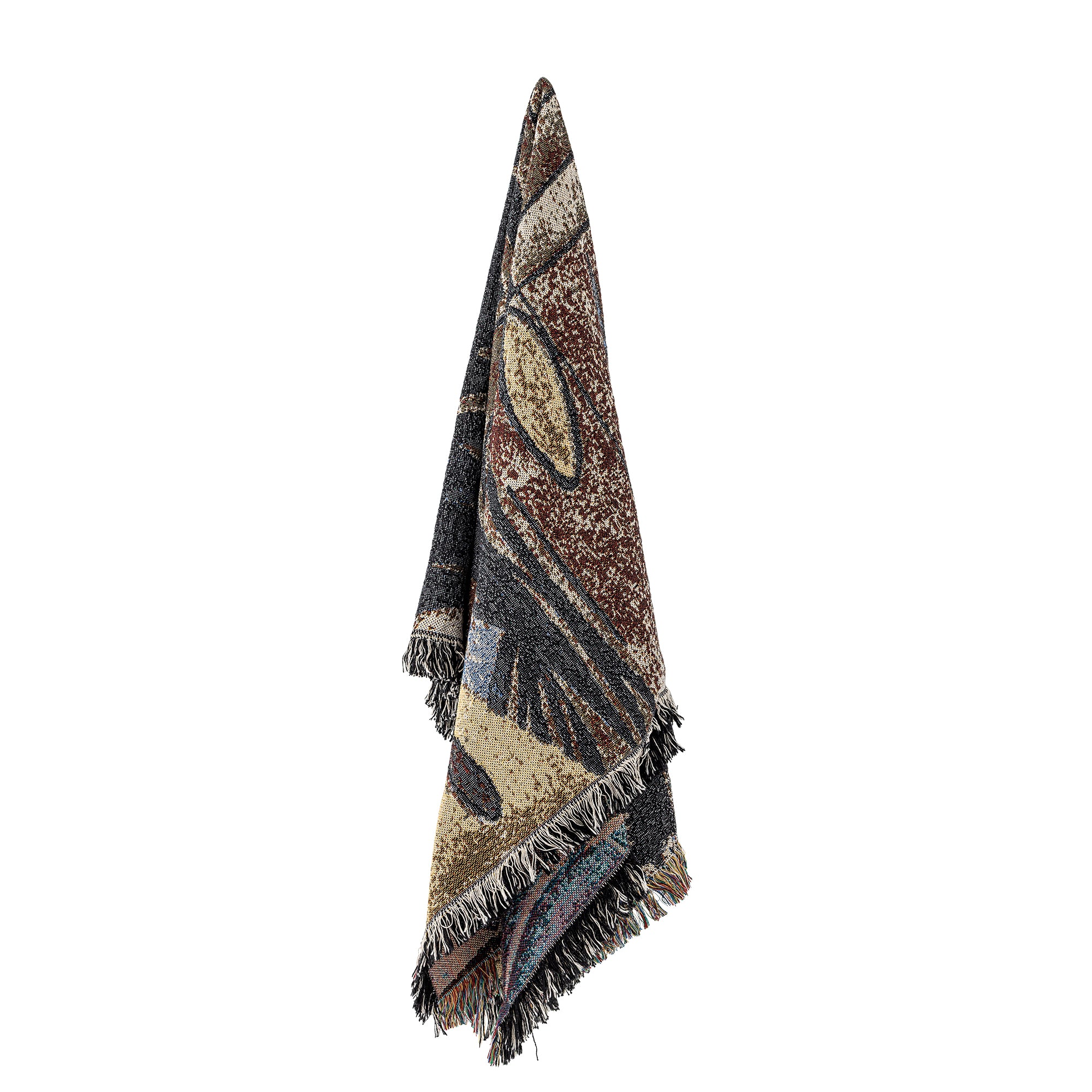 Abstract Coloured Throw