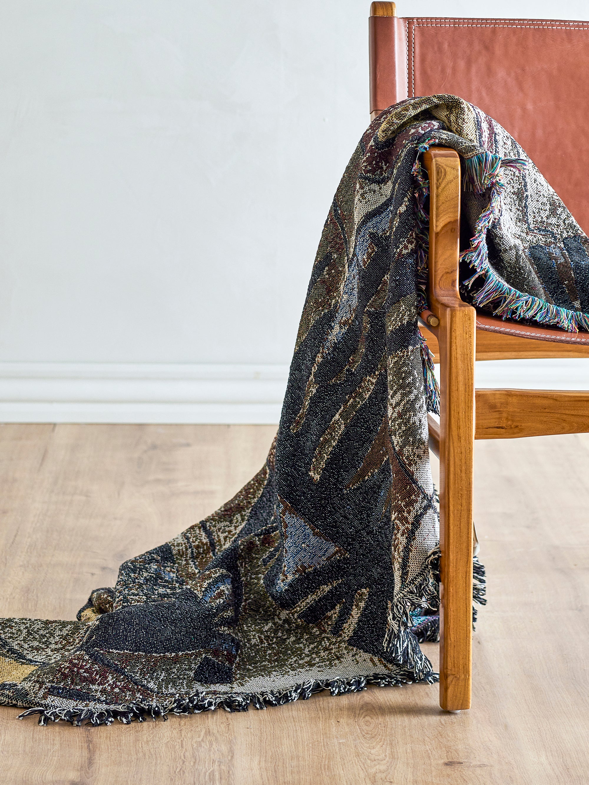 Abstract Coloured Throw
