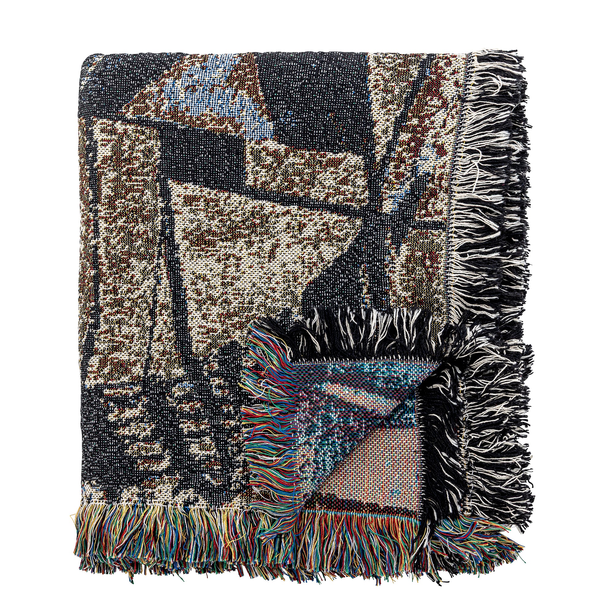 Abstract Coloured Throw