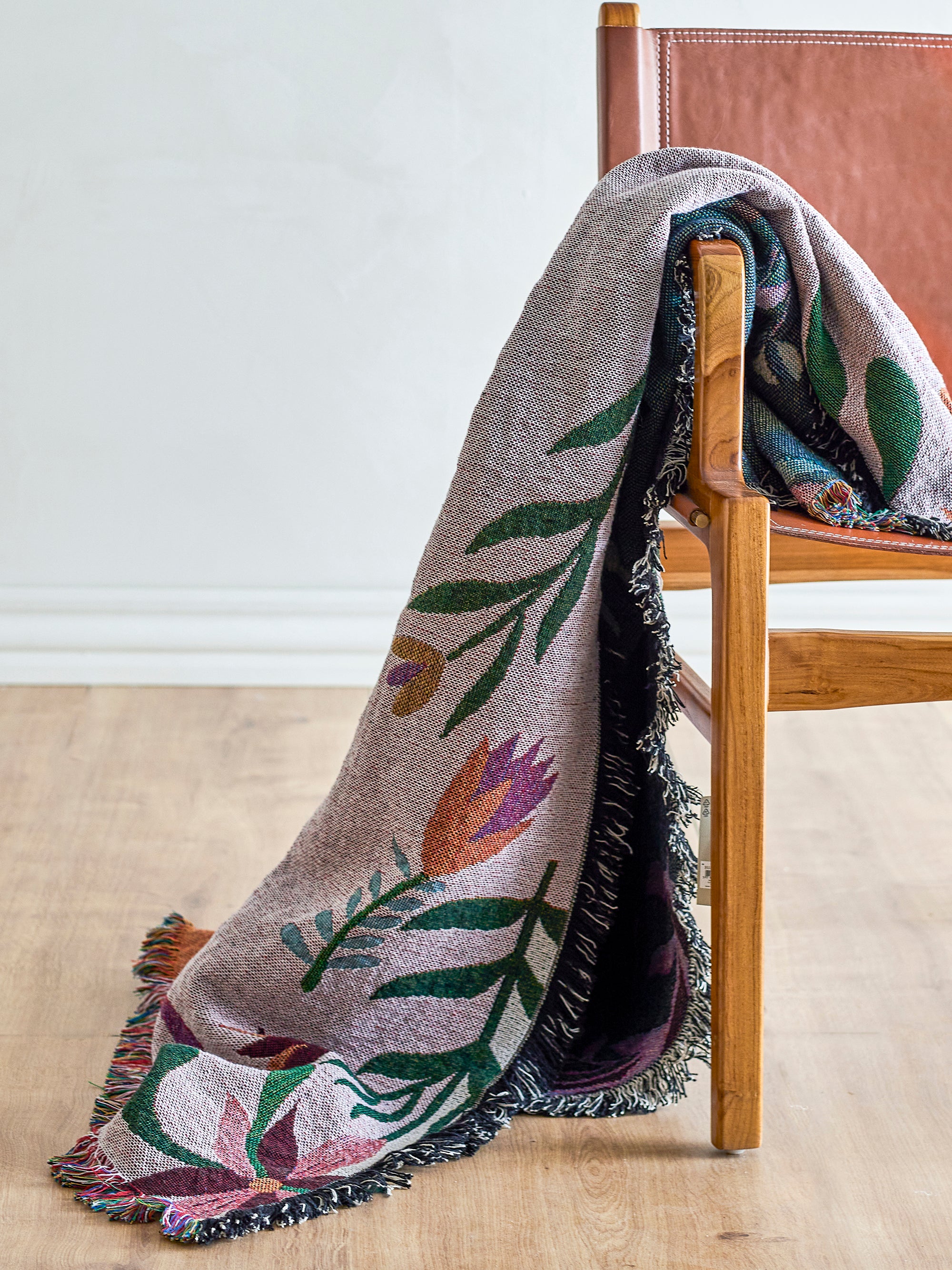 Botanical Coloured Throw