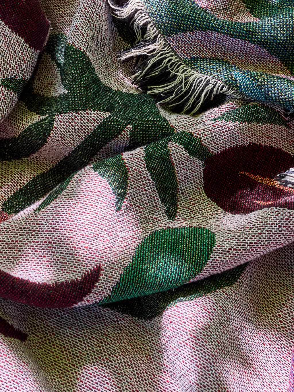 Botanical Coloured Throw
