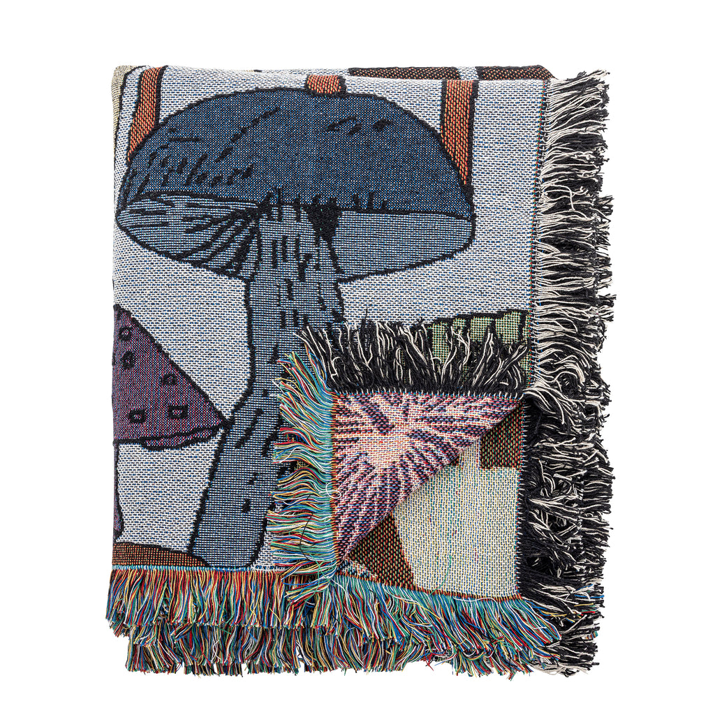 Mushroom Coloured Throw