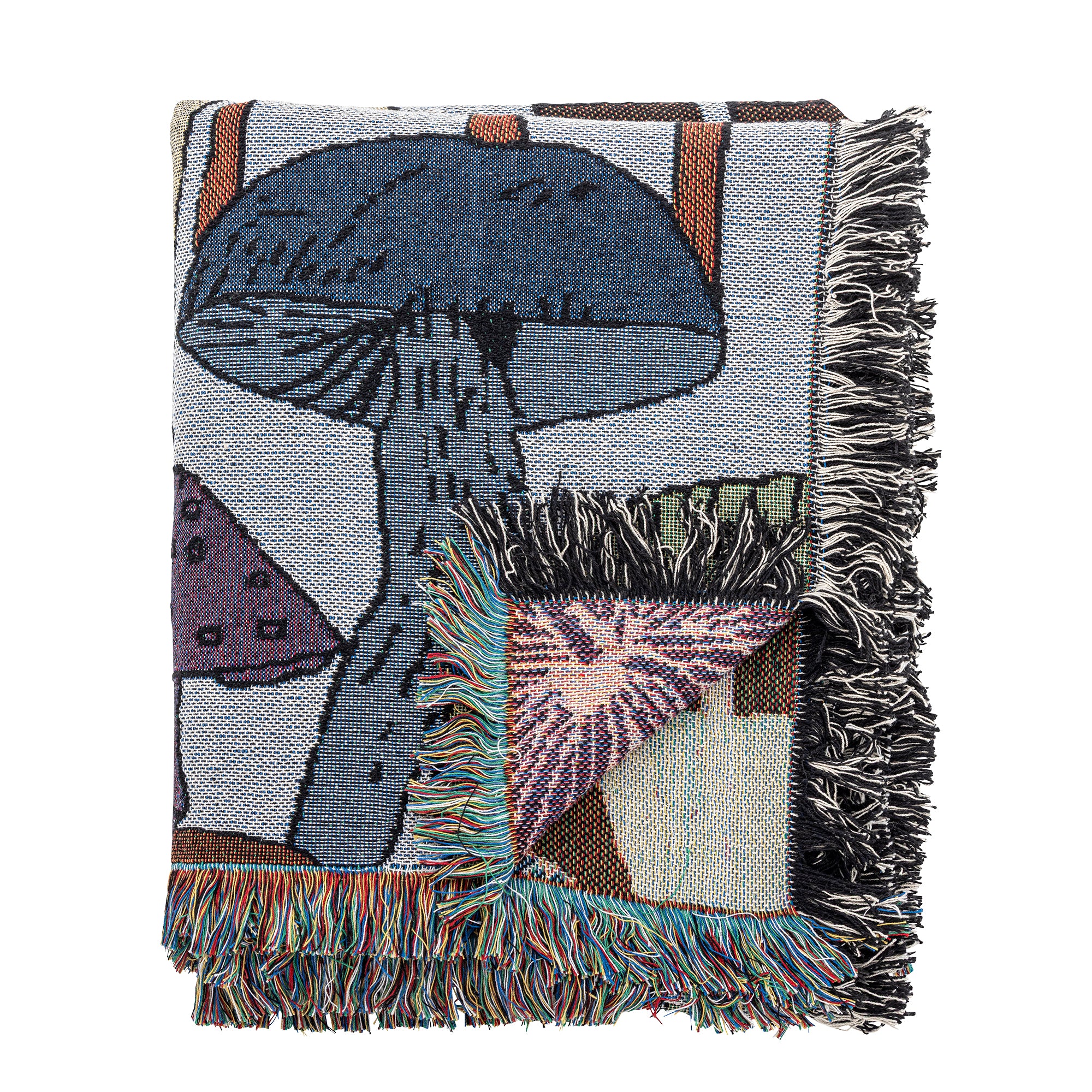 Mushroom Coloured Throw