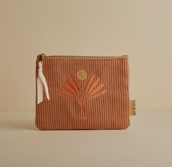 Caj & Jo Corduroy Make Up Bag