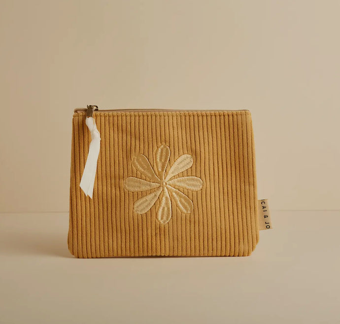 Caj & Jo Corduroy Make Up Bag