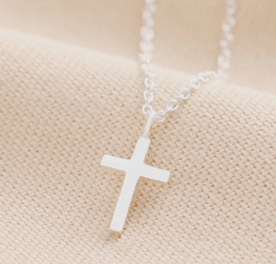 Stirling Silver Cross Necklace