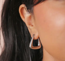 Stainless Steel Chunky Hoop Earrings