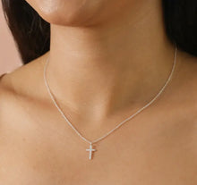 Stirling Silver Cross Necklace