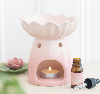 Water Lily Wax Melt Burner