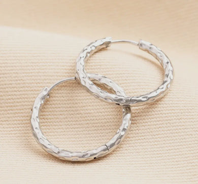 Stainless Steel Hoop Earrings