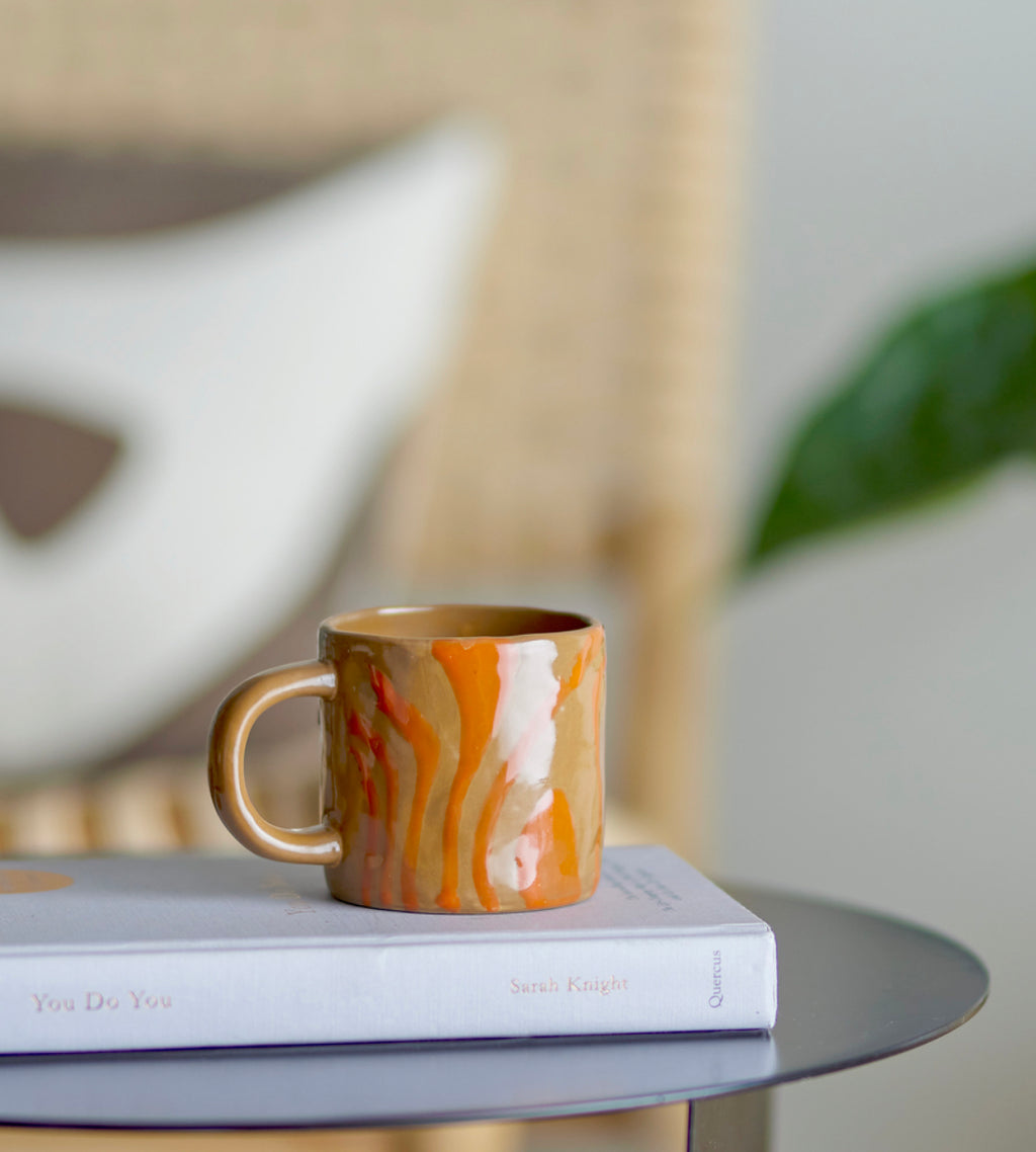 Ninka Glazed Mug - Orange