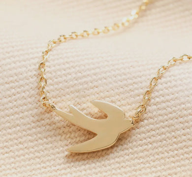 Gold Bird Necklace