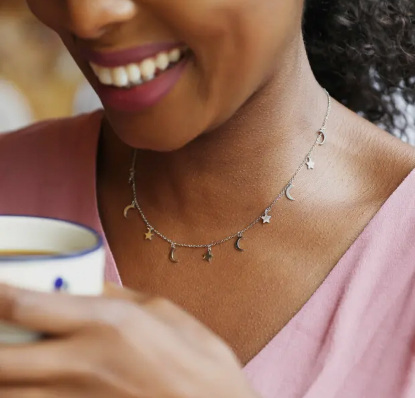 Silver Celestial Necklace