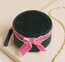 Velvet Bow Jewellery Case