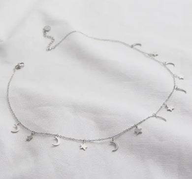 Silver Celestial Necklace