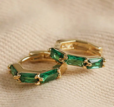Green Stone Earrings