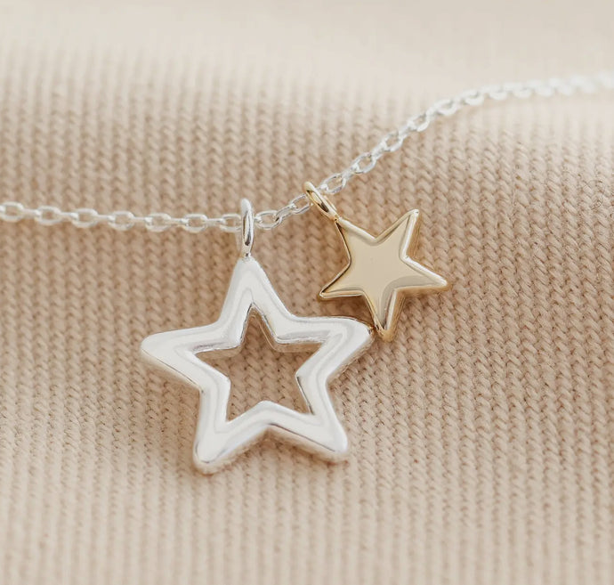 Double Star Necklace
