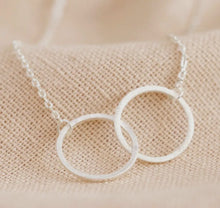 Silver Halo Chain Necklace