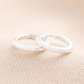 Sterling Silver Slim Huggie Hoop Earrings