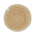 Set of 6 Seagrass & Jute Tablemats - Natural/Natural