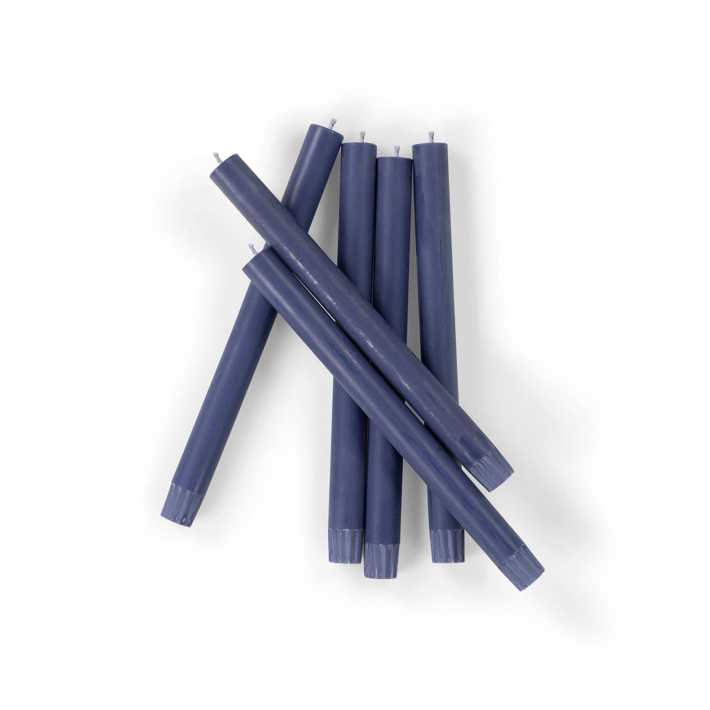 Midnight Blue Eco Dinner Candles, 6 per pack