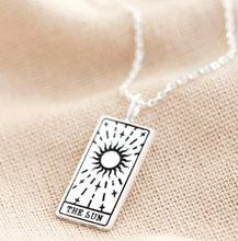 Silver Tarot Inspired Necklace
