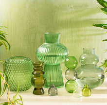 Selina Green Glass Vase